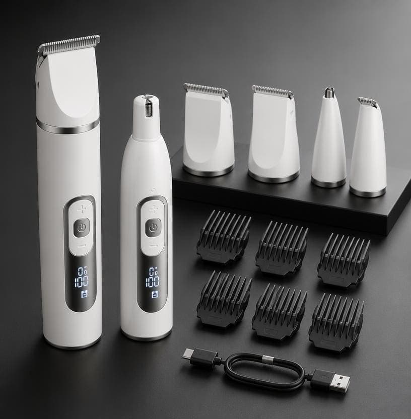 4-in-1 Cordless Grooming Kit with Nail Grinder view 2