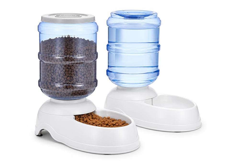 Automatic Gravity Food & Water Dispenser Set view 3