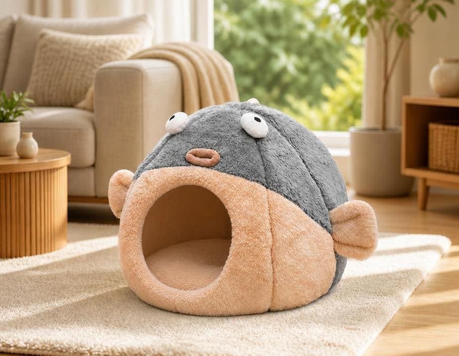 Cat Cave Bed view 2