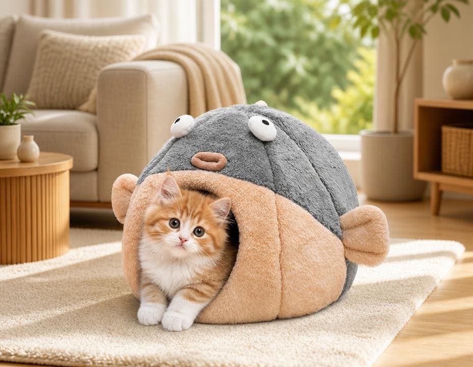 Cat Cave Bed view 3
