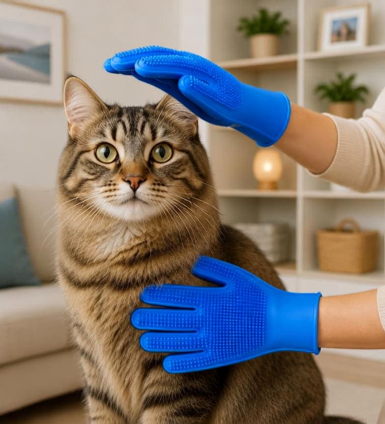Cat Grooming Glove view 2