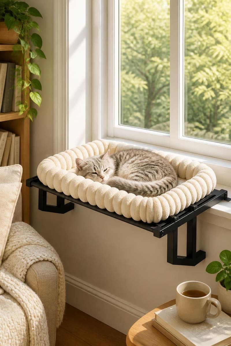 Cat Window Hammock view 2
