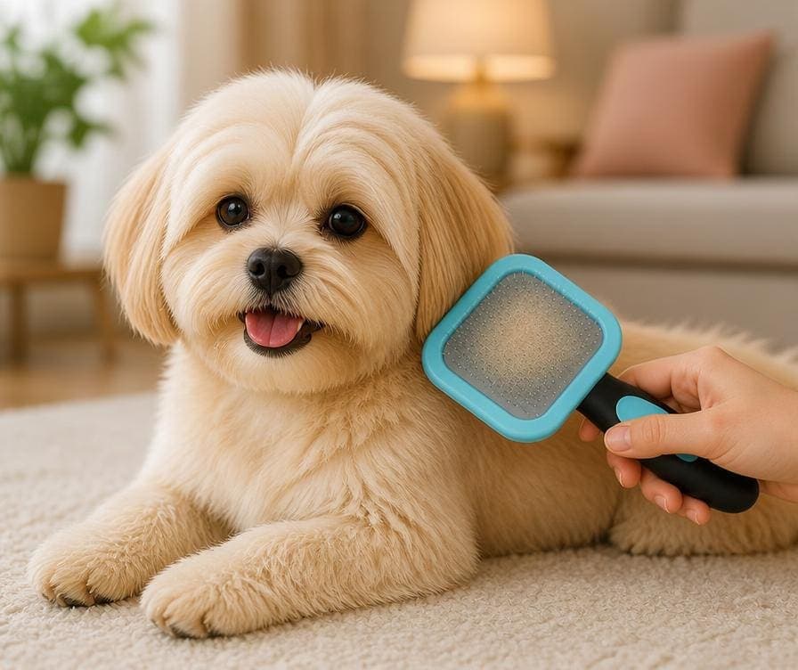 Gentle Pin Slicker Brush for Small Breeds view 2