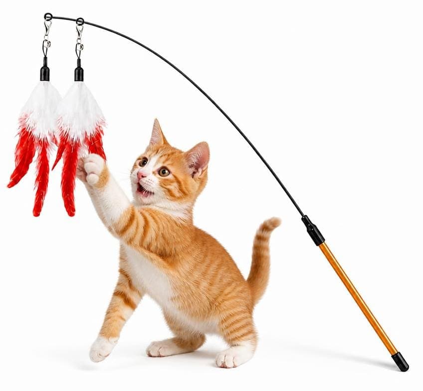 Interactive Cat Wand Toy view 2