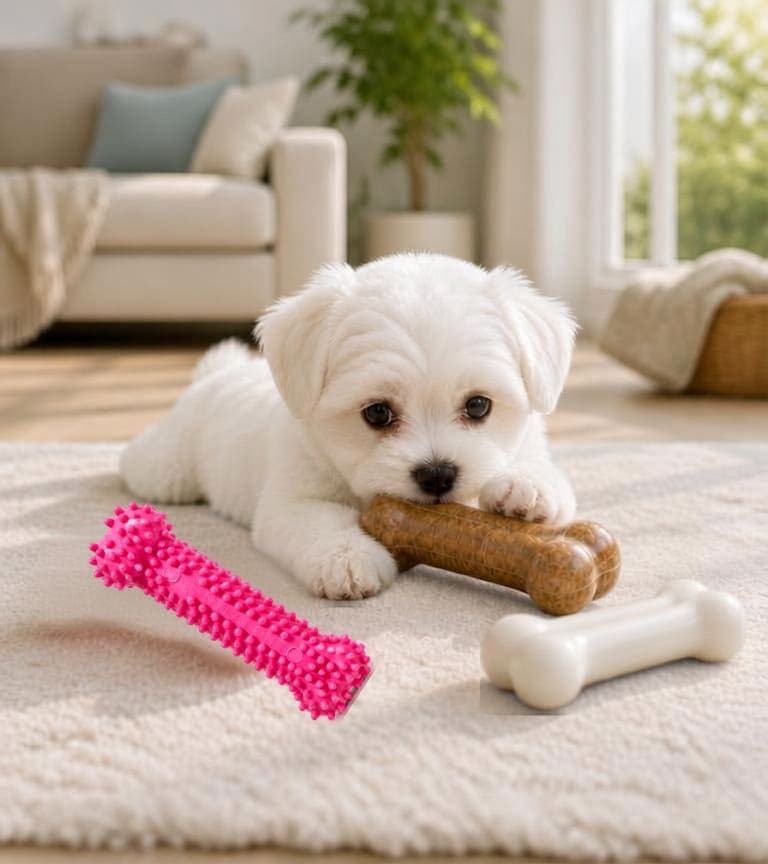 Puppy Teething Toy Set, 3-Pack view 3
