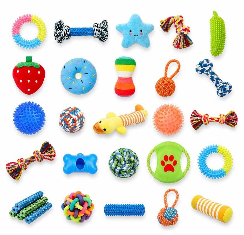 25-Piece Puppy Toy Variety Pack