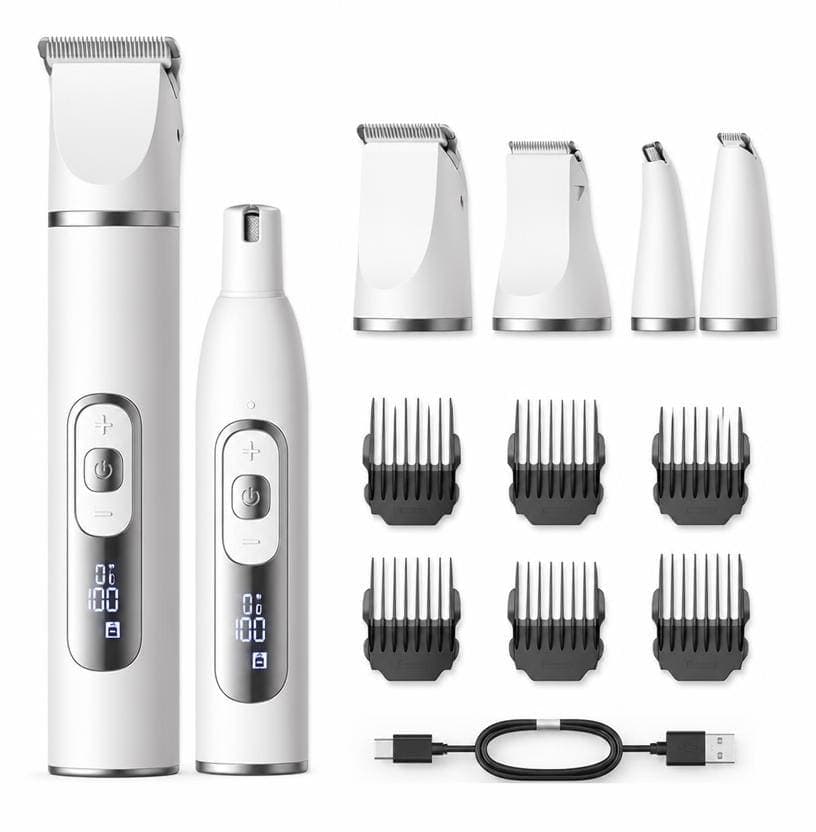 4-in-1 Cordless Grooming Kit with Nail Grinder