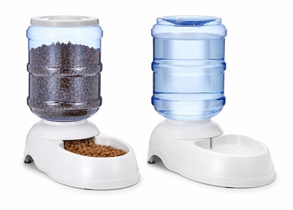Automatic Gravity Food & Water Dispenser Set