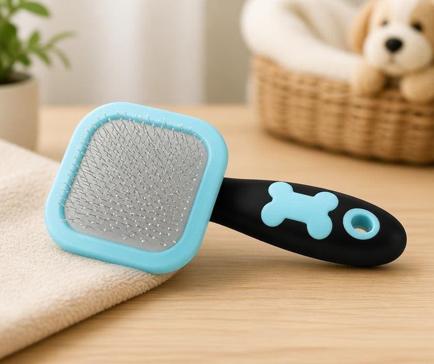 Gentle Pin Slicker Brush for Small Breeds