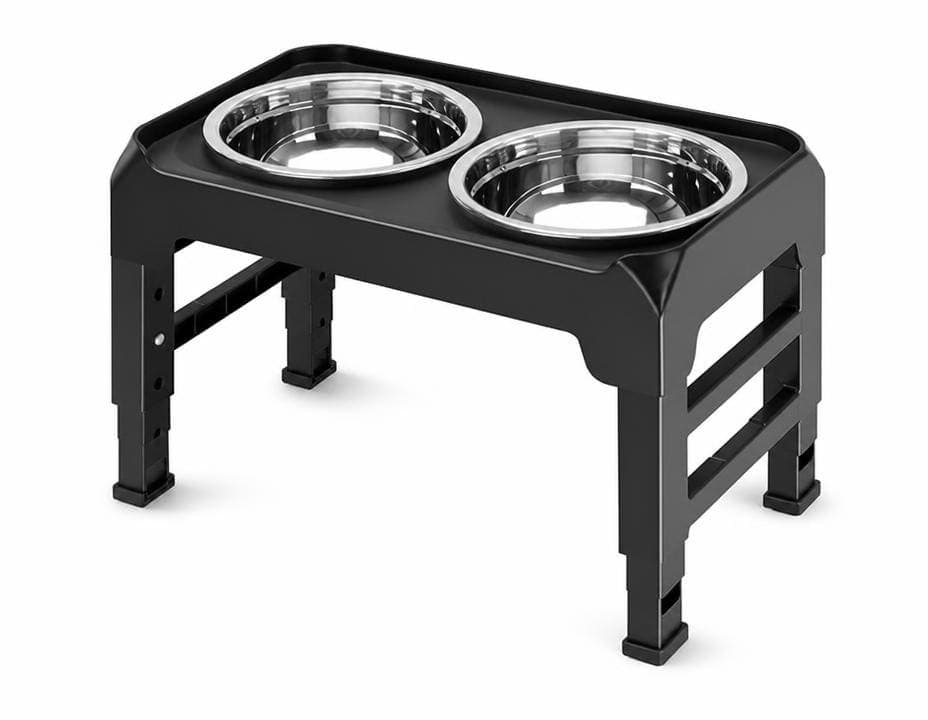 Height-Adjustable Elevated Dog Bowls