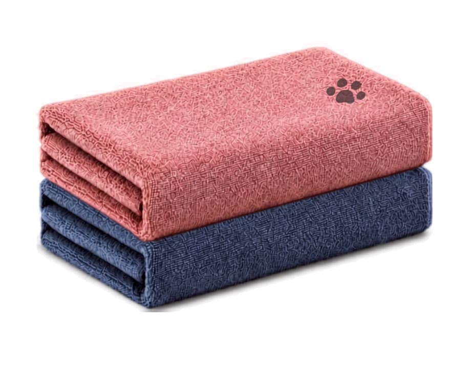 Microfiber Quick-Dry Pet Towel, 2-Pack